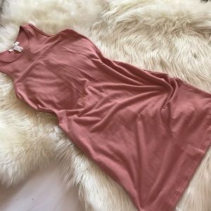 Pink Sleeveless Bodycon Dress